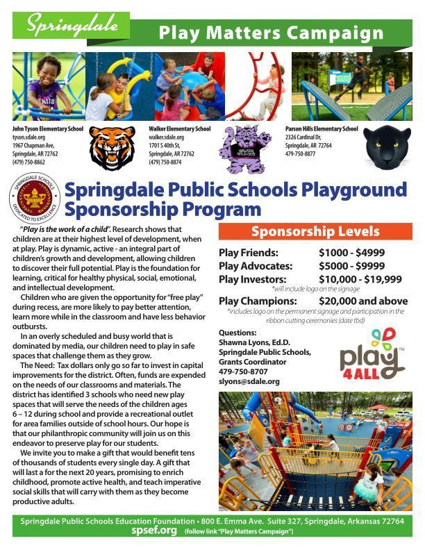 SPS Playground Sponsorship Program Pg.1