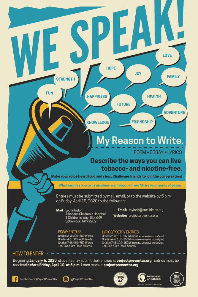 We Speak - My Reason to Write