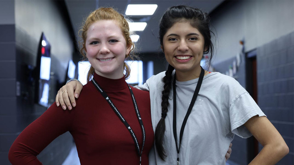 Rachel Moore and Kaytlin Dwyer