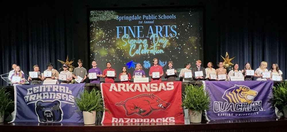 Springdale students commit to creative futures