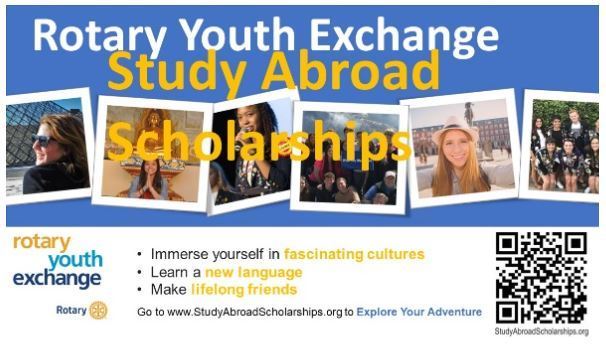 Rotary Youth Exchange Study Abroad Scholarships