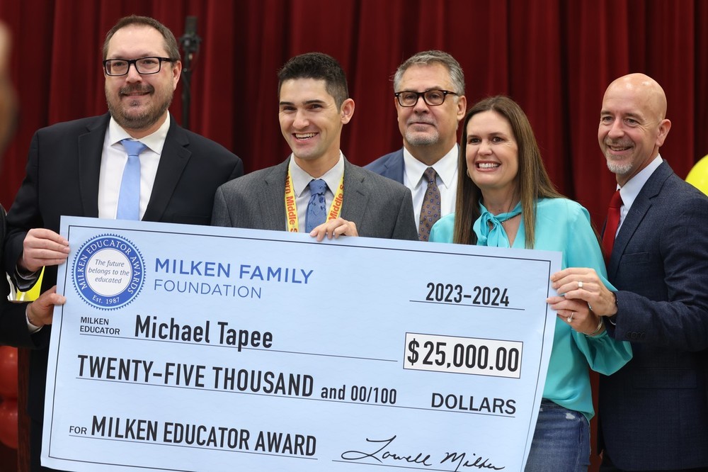 Hellstern Teacher Wins $25,000 Milken Award