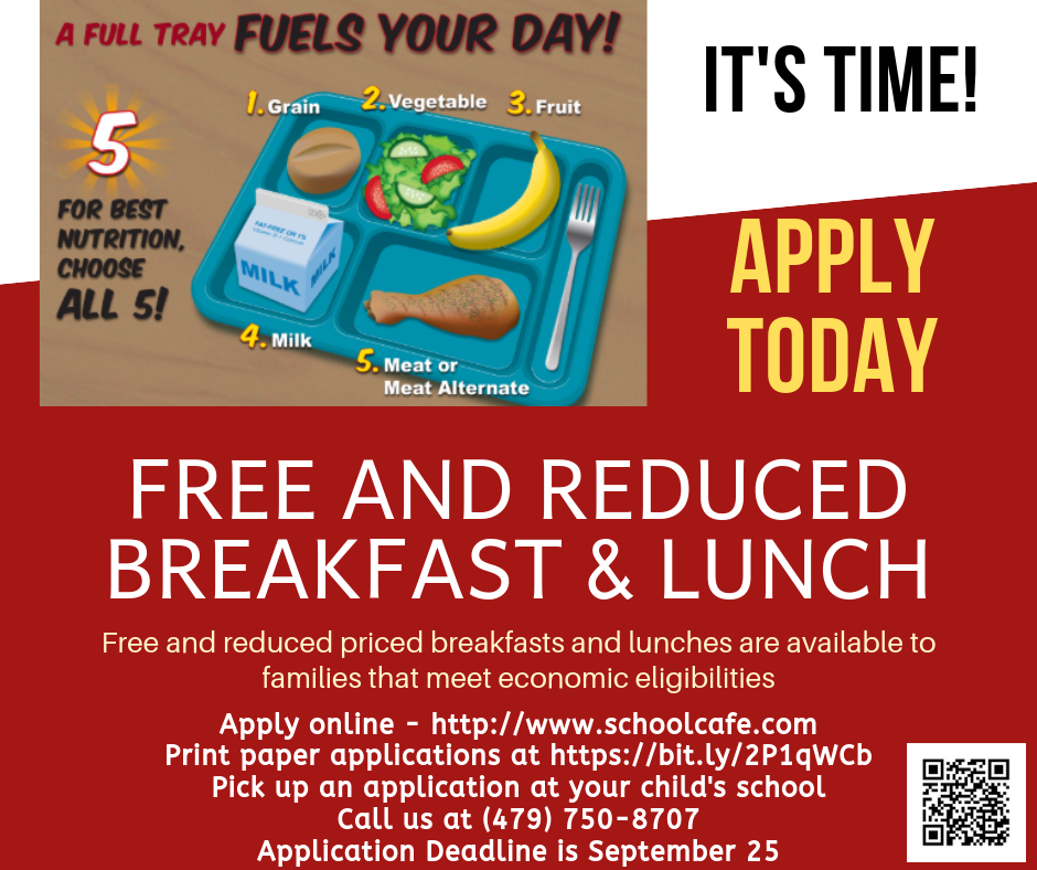 Free and Reduced Breakfast & Lunch Flyer