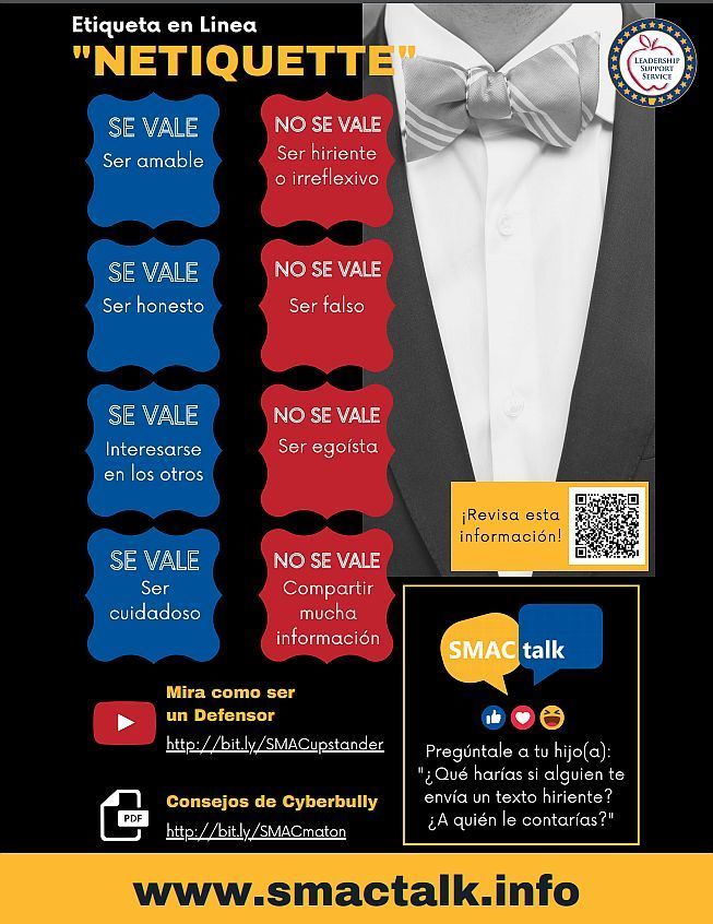 Online Etiquette "Netiquette" - Spanish