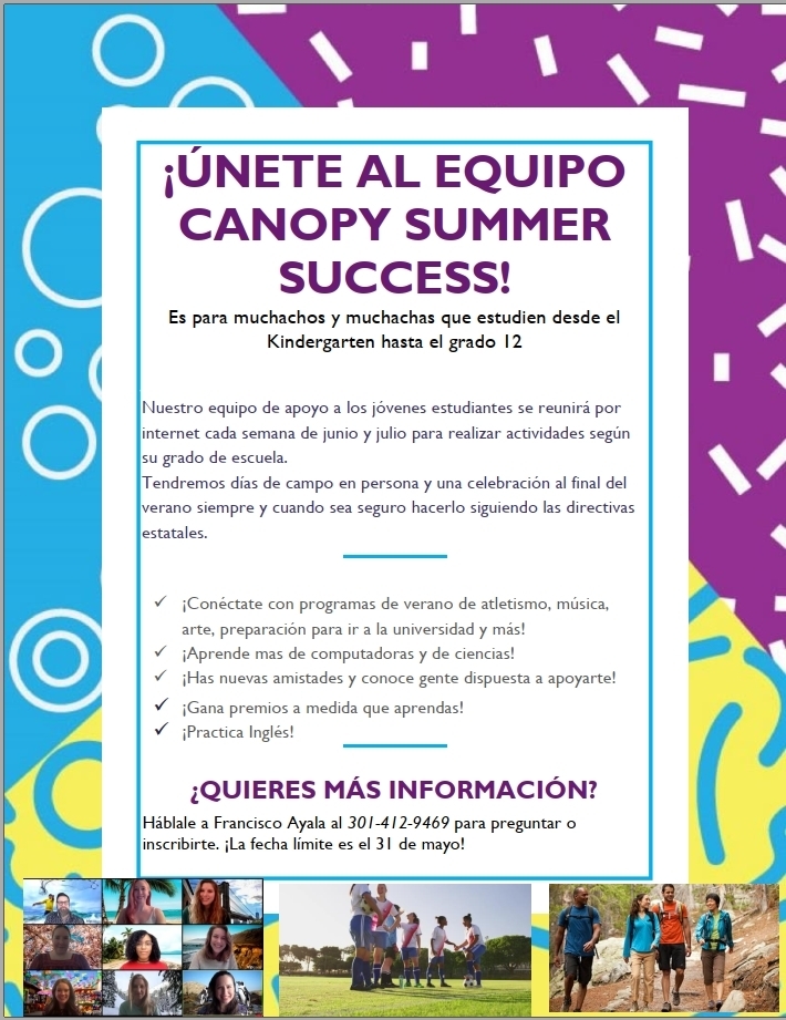 Canopy Summer Success Team - Spanish