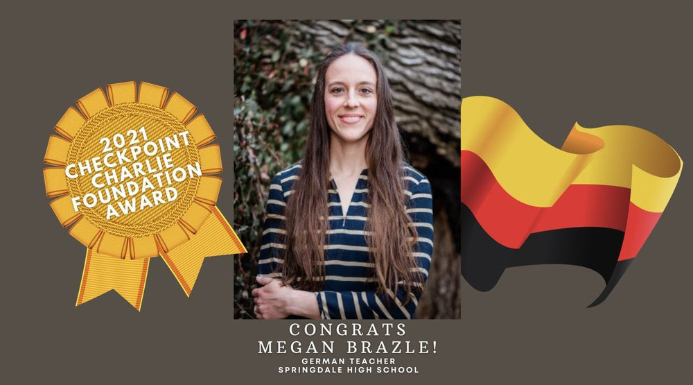 Congrats Megan Brazle for the 2021 Checkpoint Charlie Foundation Award