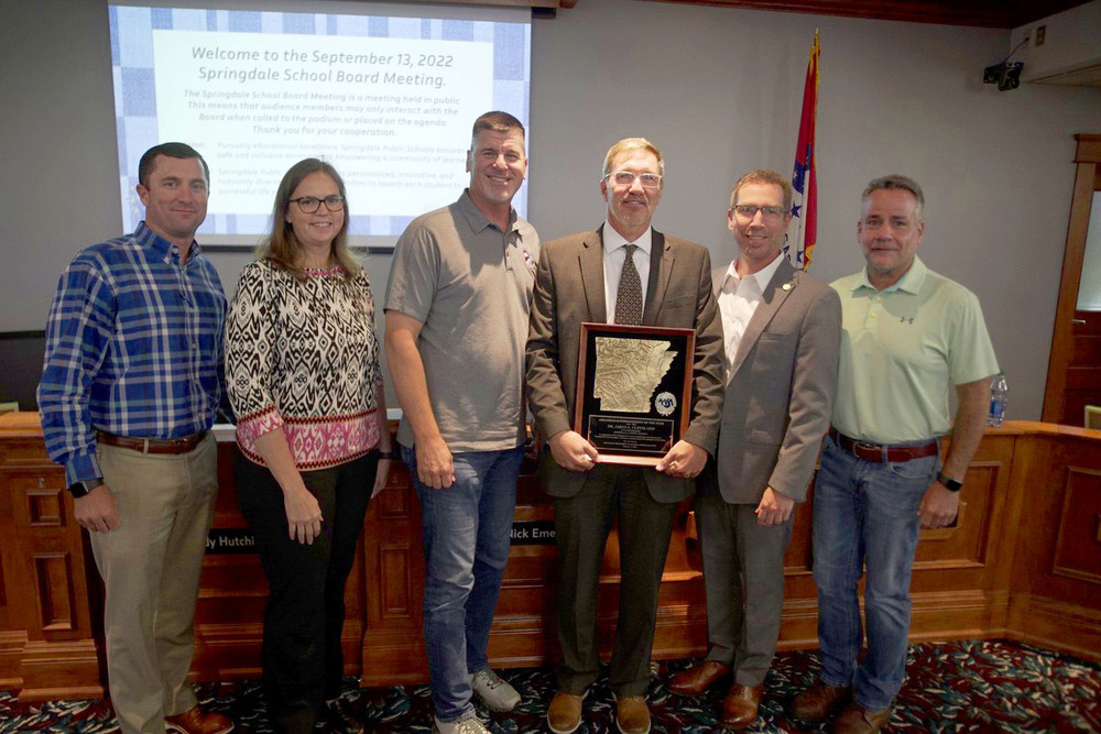 Springdale superintendent is 2023 Superintendent of the Year