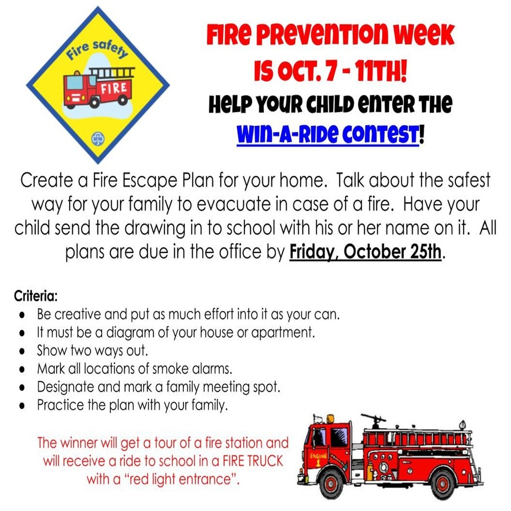 Fire Safety Contest Flyer