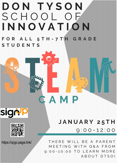 STEAM CAMP Sign-up
