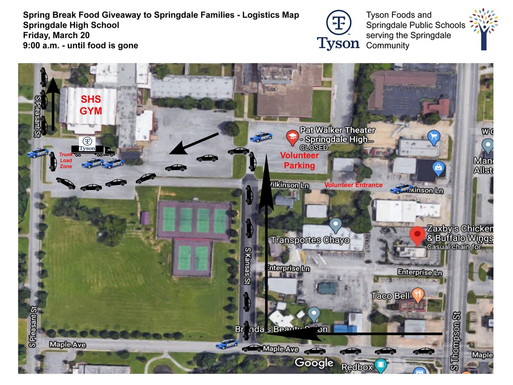 Food Giveaway Logistics Map #1