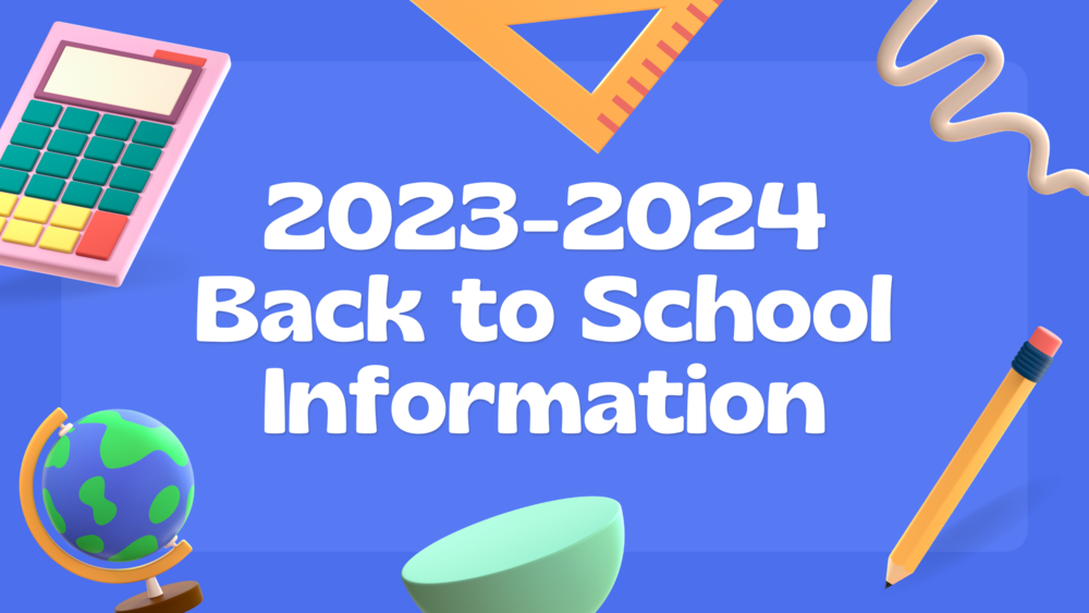 Back to School Information Monitor Elementary