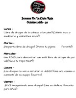 Red Ribbon Week - Spanish