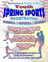 Youth Spring Sports Registration