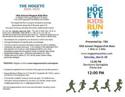The Hogeye Kids Run