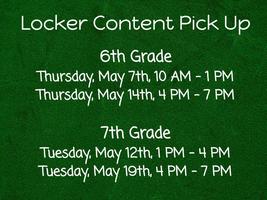 Locker Content Pick Up