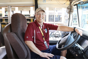 Ariola Says Driving School Bus Is “The Best Job I’ve Ever Had.”