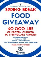 Spring Break Food Giveaway