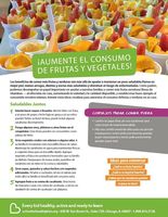 Load Up on Fruits and Veggies - Spanish