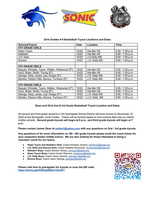 Girls Sonic Basketball Tryout Dates