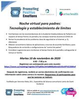 Parent's Night - Teach and Limit Settings - Spanish