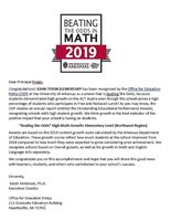 OEP Award "Beating the Odds" from UofA
