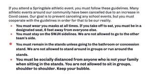 Athletic Event Guidelines