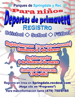 Deportes De Primavera Flyer