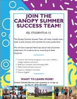 Canopy Summer Success Team - English