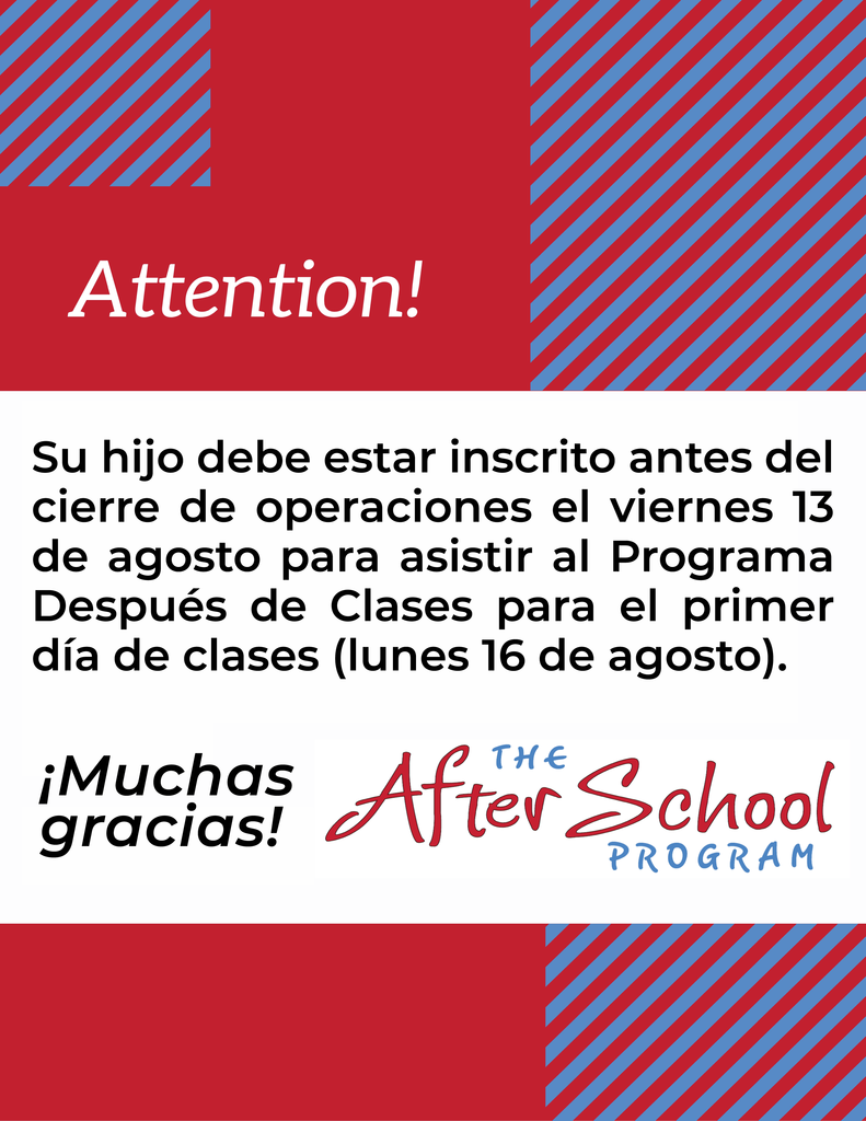 After School Program - Spanish