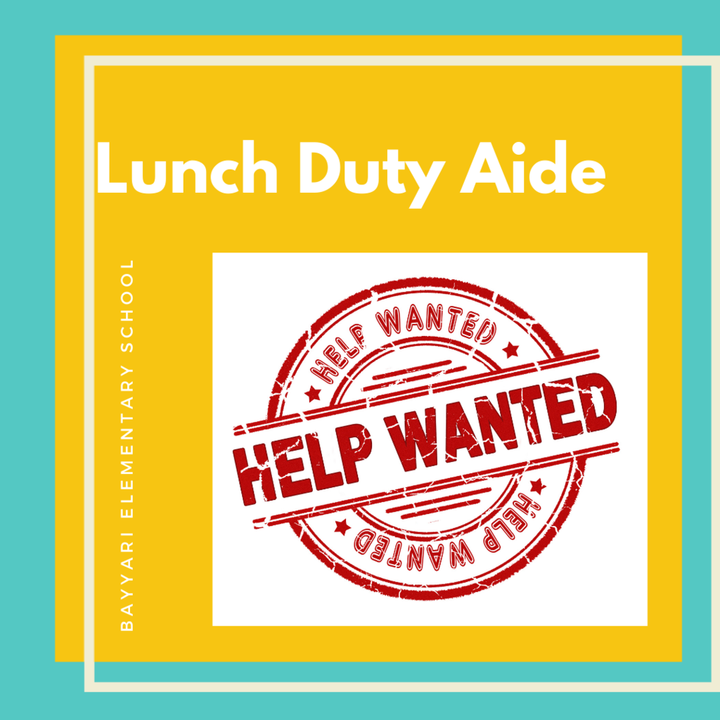 Lunch Duty Aide