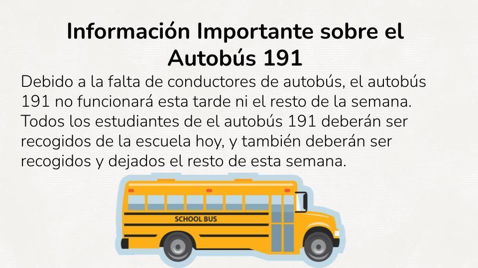 Bus 191 Span