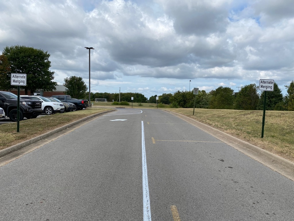 double car lane entrance