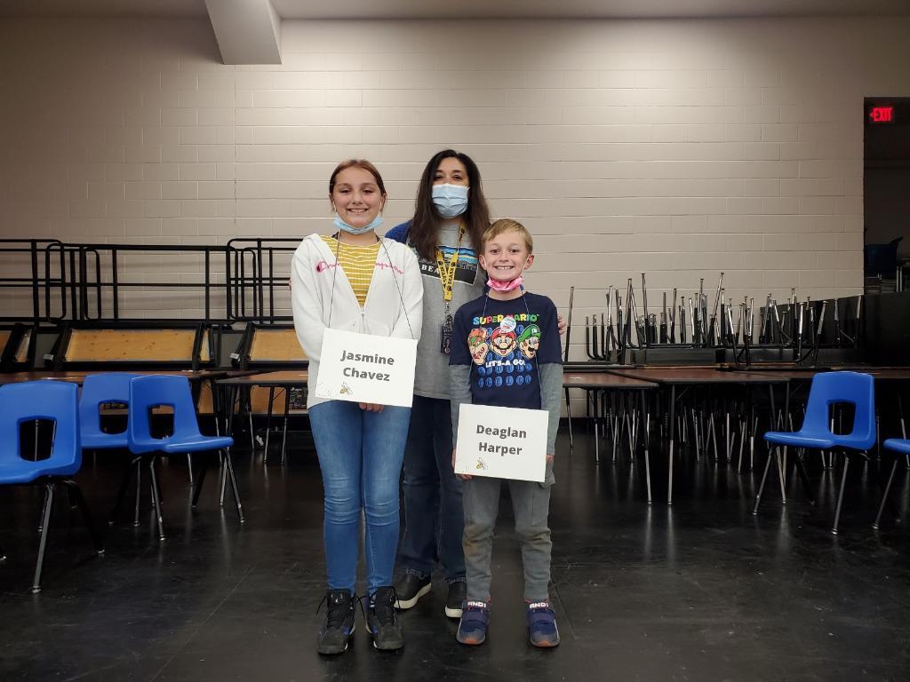 Spelling Bee Winner and Runner Up