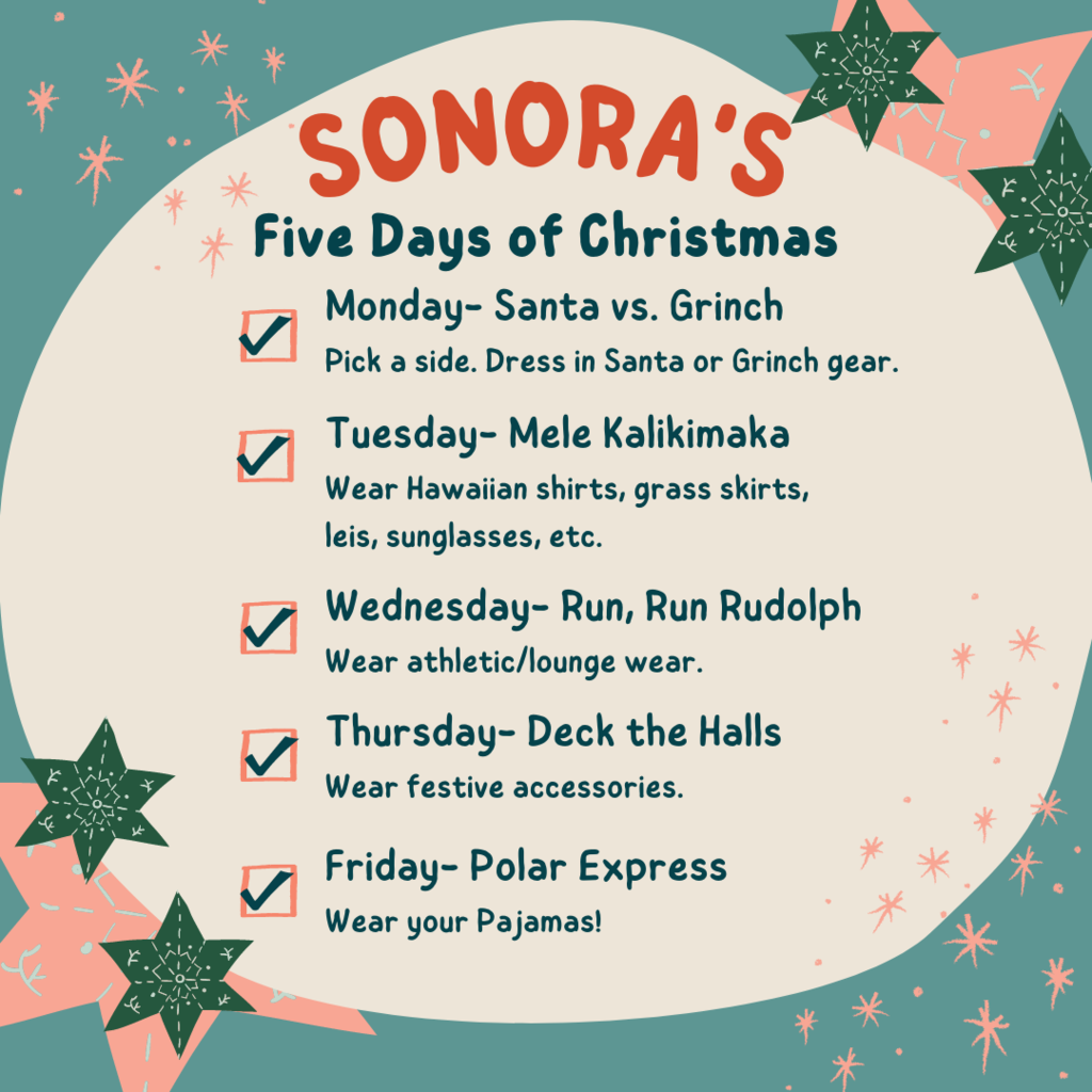 Sonora's Five Days of Christmas