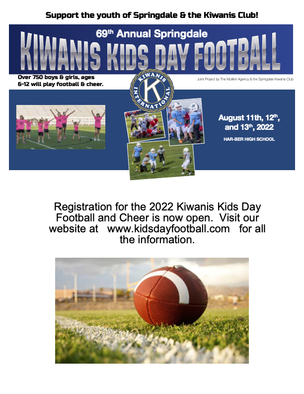 Kiwanis Kids Day Football