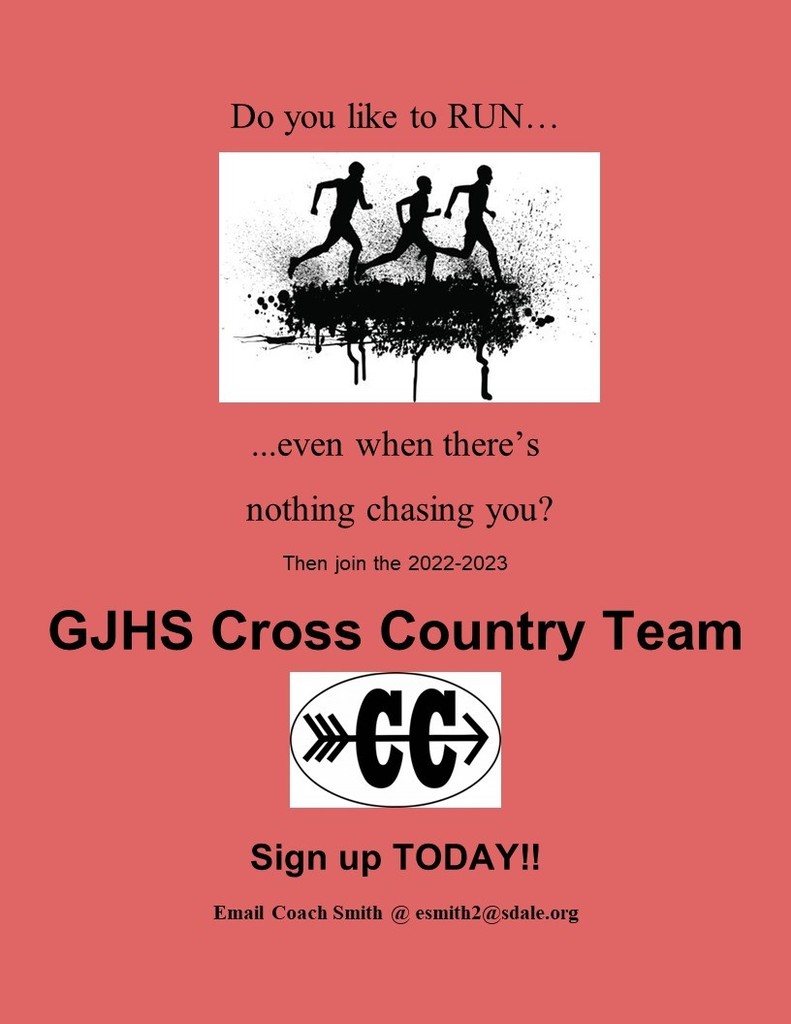 GJHS Cross Country Flyer