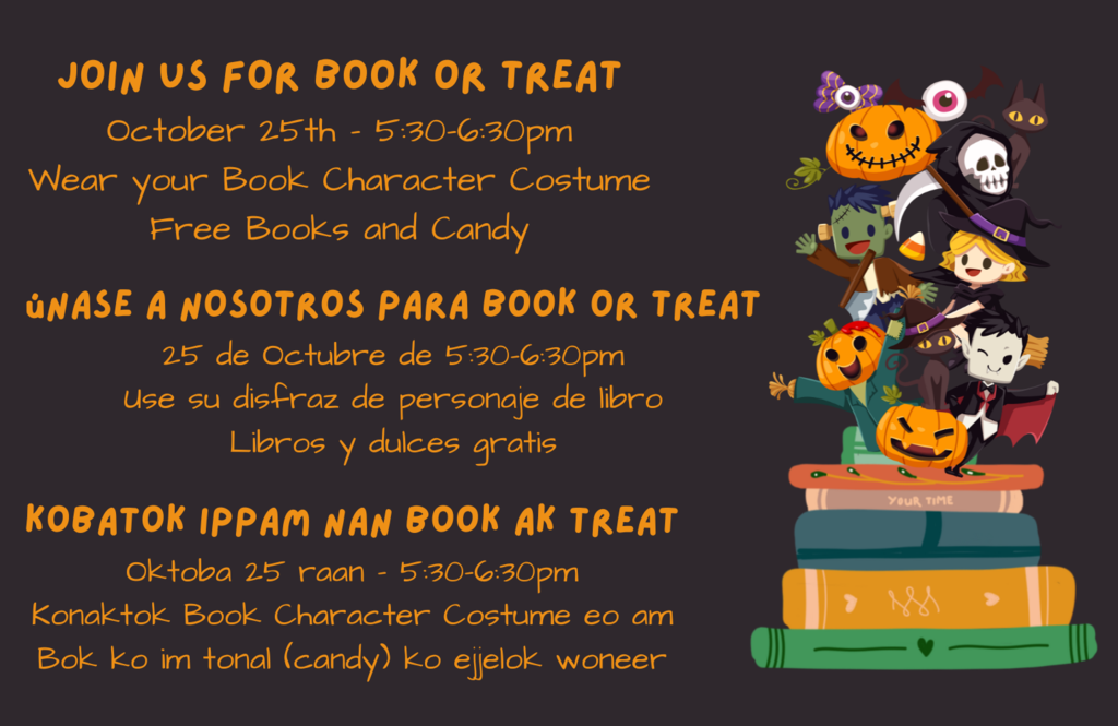 book or treat