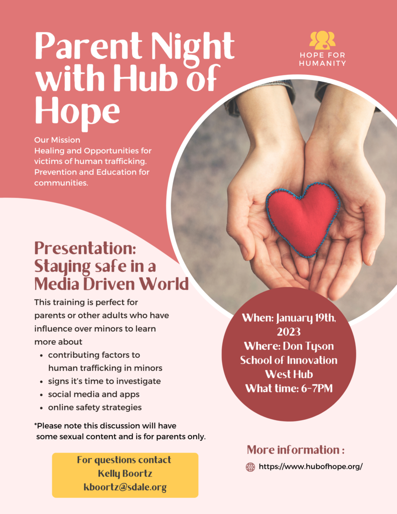 parent night with hub of hope