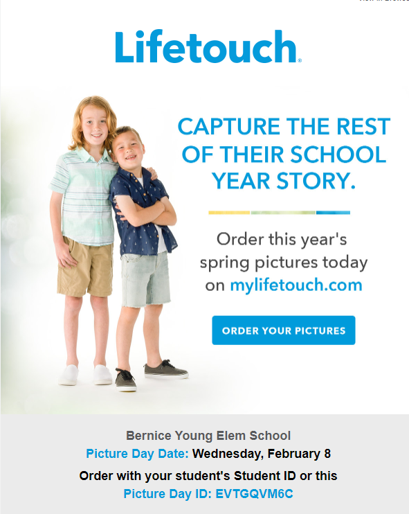 Lifetouch pictures are coming soon