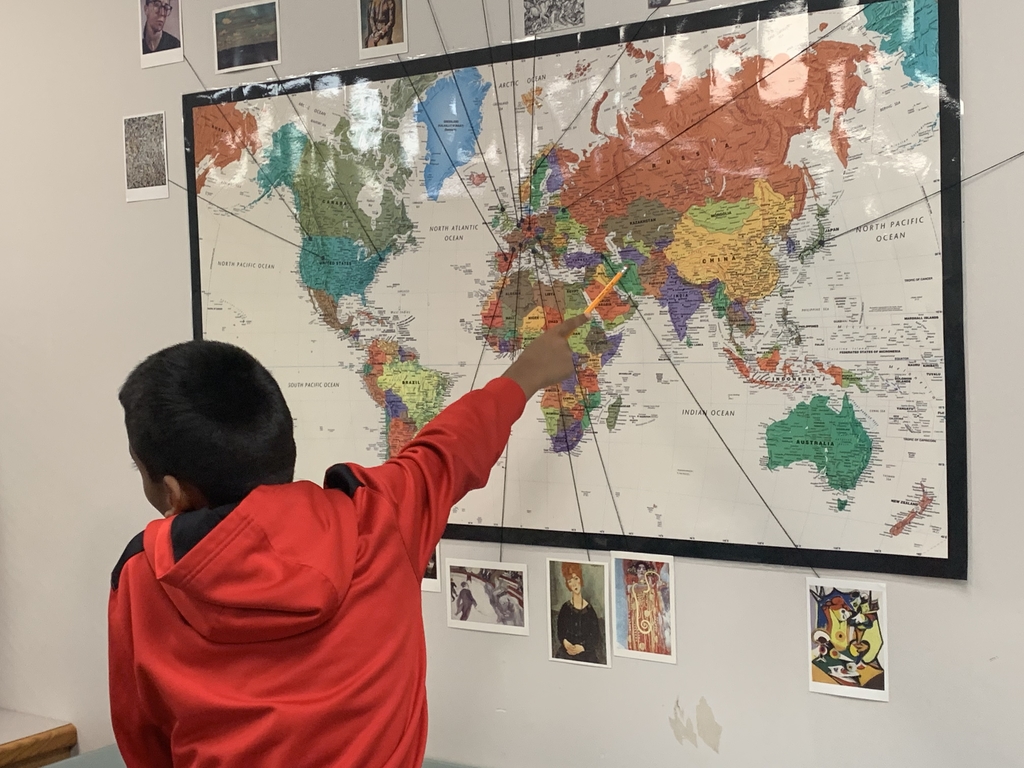 Using map in art