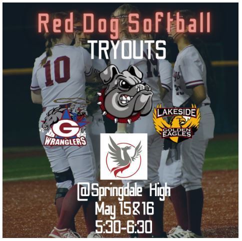 Red Dog Softball Tryouts
