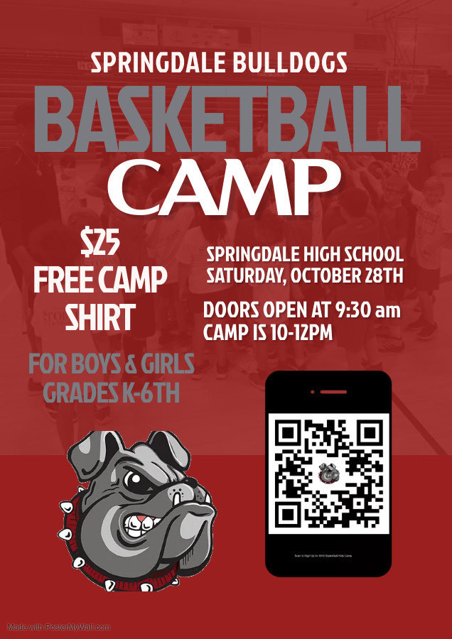 Basketball camp flyer