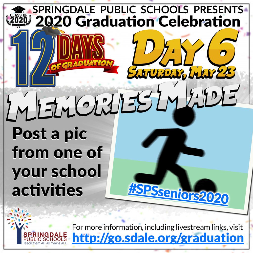 ENG 12 Days of Graduation Day 6